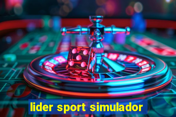 lider sport simulador